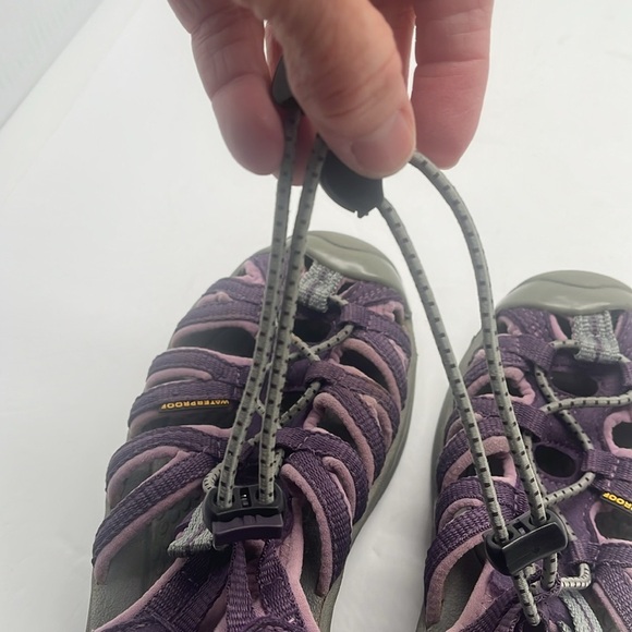 Keen Girls Whisper Sweet Waterproof Sport Sandals Purple Gray Size 2 Beach Hike - Picture 12 of 17